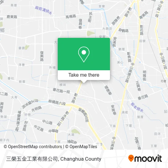 三榮五金工業有限公司地圖