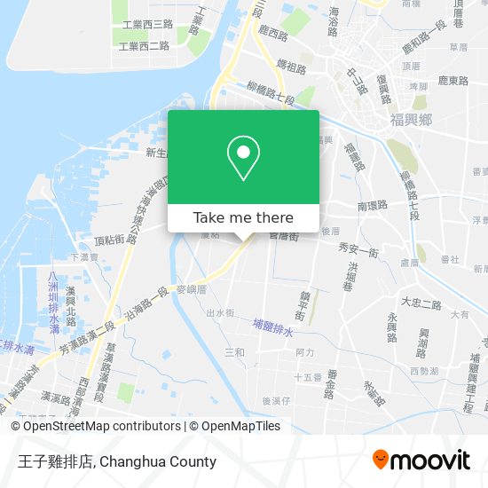 王子雞排店 map