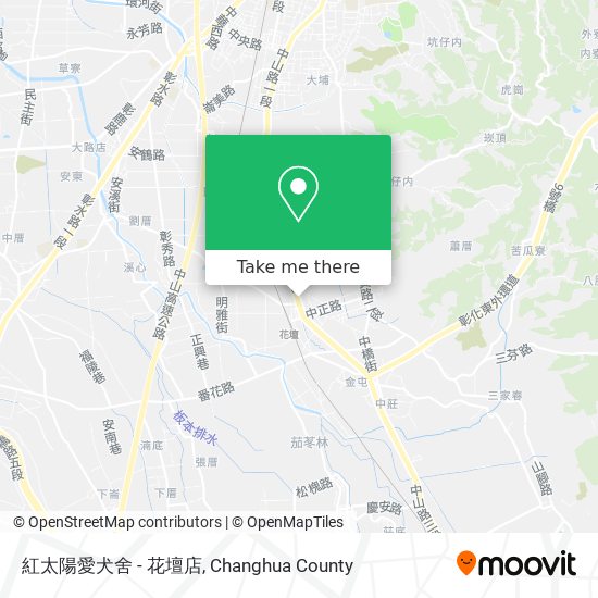 紅太陽愛犬舍 - 花壇店地圖