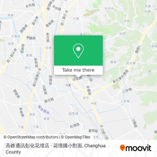 高鋒通訊彰化花壇店 - 花壇國小對面地圖