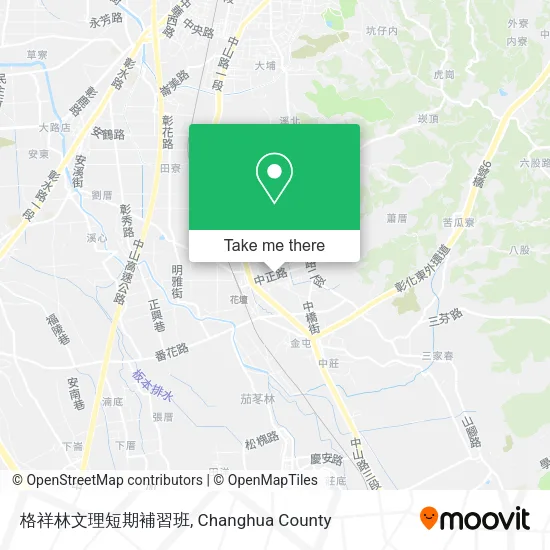 格祥林文理短期補習班地圖
