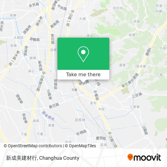 新成美建材行地圖