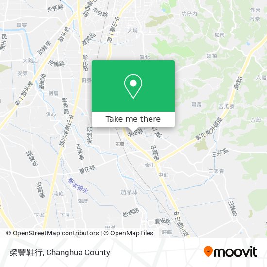 榮豐鞋行地圖