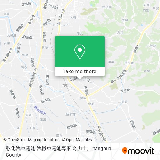 彰化汽車電池 汽機車電池專家 奇力士 map