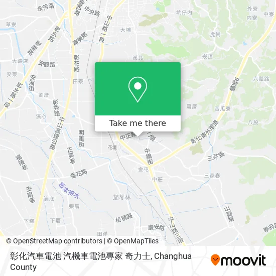 彰化汽車電池 汽機車電池專家 奇力士地圖