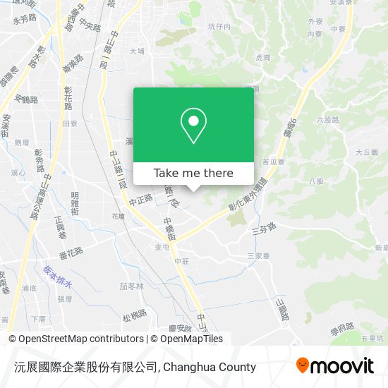 沅展國際企業股份有限公司地圖