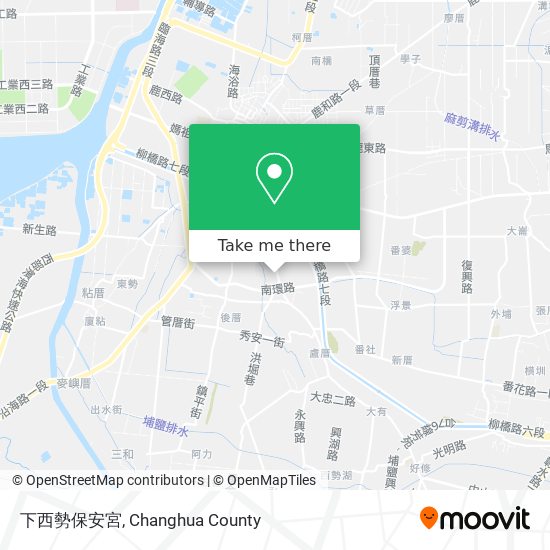 下西勢保安宮 map