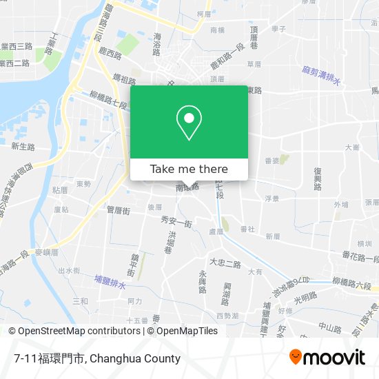 7-11福環門市地圖