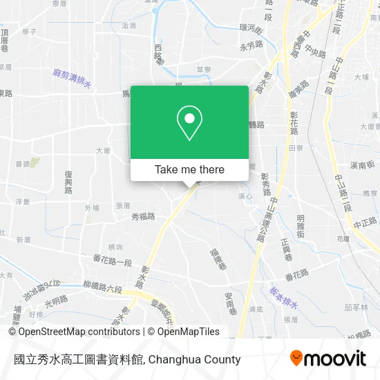 國立秀水高工圖書資料館 map