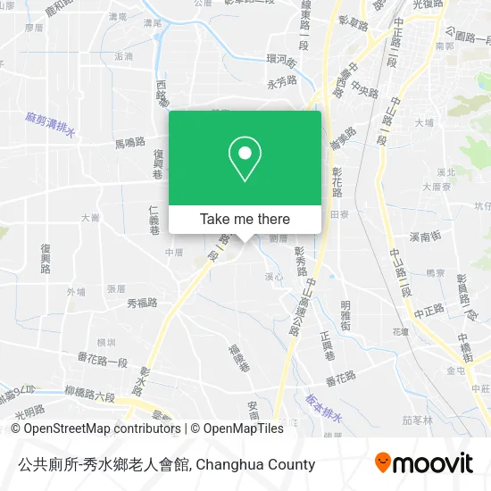 公共廁所-秀水鄉老人會館 map