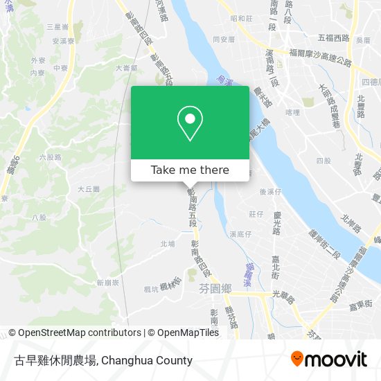 古早雞休閒農場 map