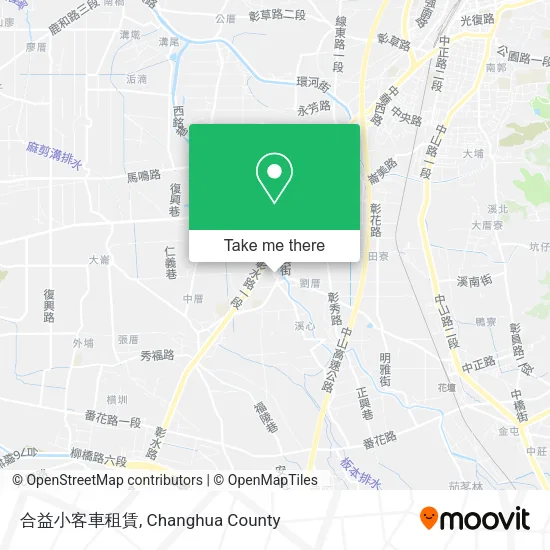 合益小客車租賃 map