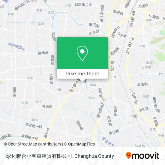 彰化聯合小客車租賃有限公司地圖