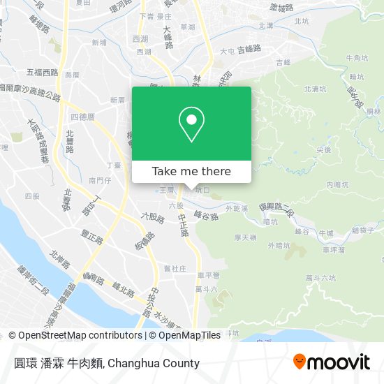 圓環 潘霖 牛肉麵 map