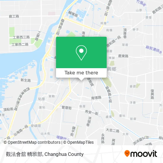 觀法會舘 轎班部地圖