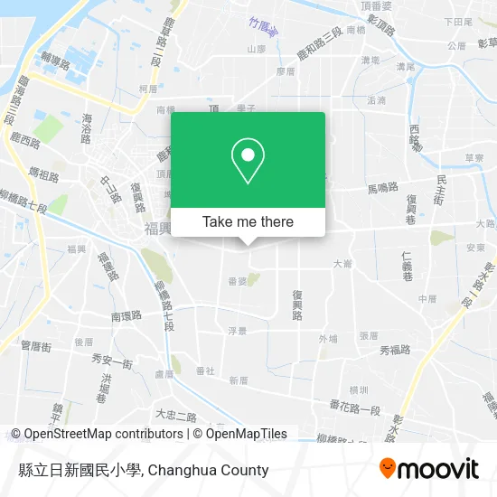 縣立日新國民小學地圖