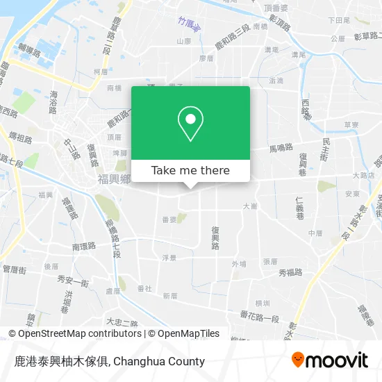 鹿港泰興柚木傢俱地圖