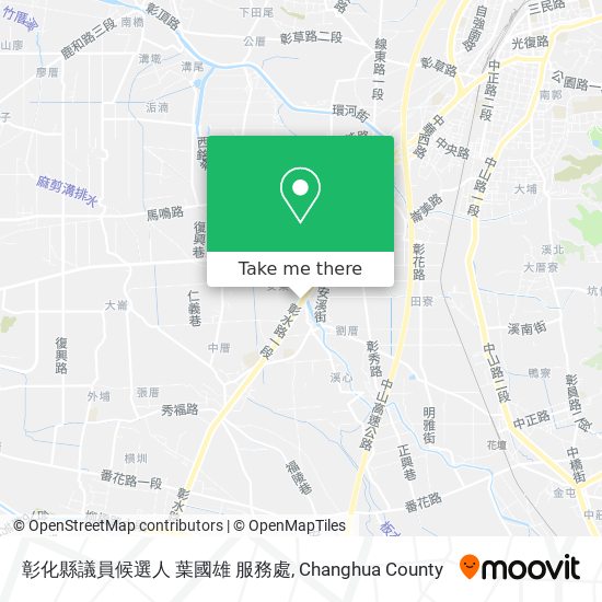 彰化縣議員候選人 葉國雄 服務處 map