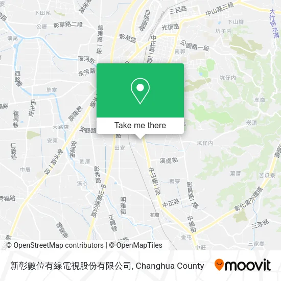 新彰數位有線電視股份有限公司 map