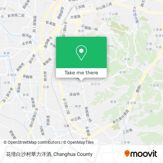 花壇白沙村華力洋酒地圖