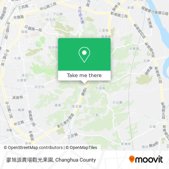 廖旭源農場觀光果園地圖