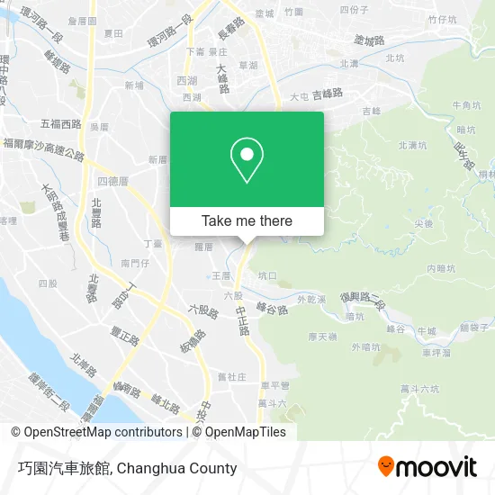 巧園汽車旅館地圖