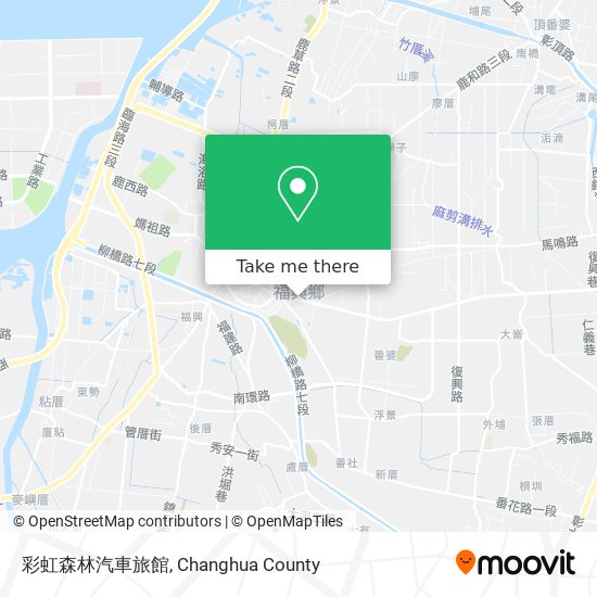 彩虹森林汽車旅館 map