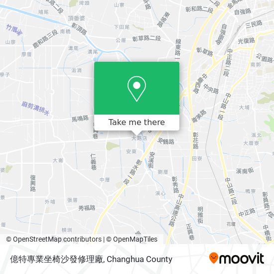 億特專業坐椅沙發修理廠 map