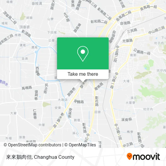 來來鵝肉但 map