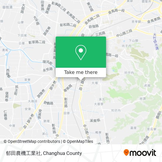 郁田農機工業社地圖