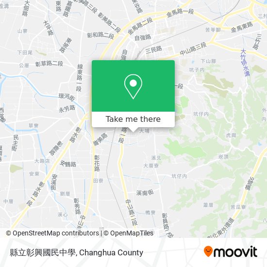 縣立彰興國民中學 map