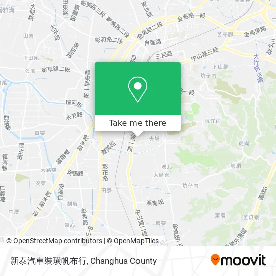 新泰汽車裝璜帆布行 map