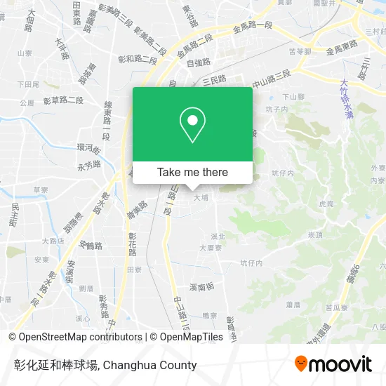 彰化延和棒球場地圖
