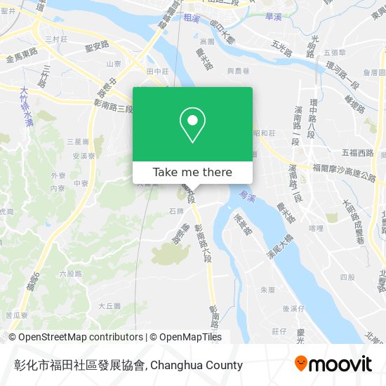 彰化市福田社區發展協會地圖