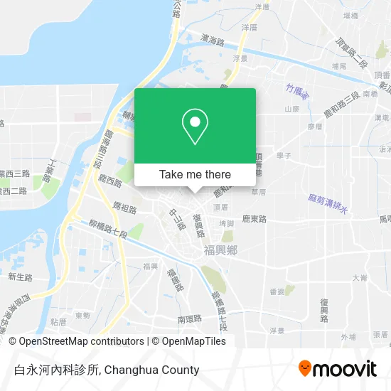 白永河內科診所地圖