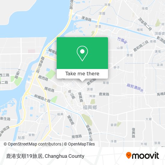 鹿港安順19旅居 map