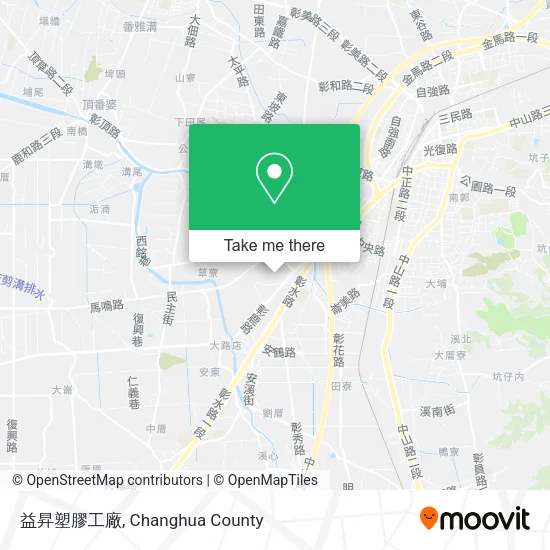 益昇塑膠工廠地圖