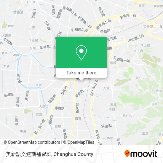 美新語文短期補習班地圖