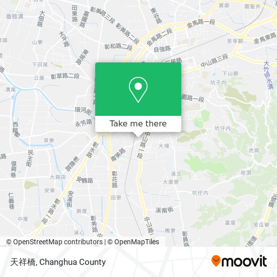 天祥橋地圖