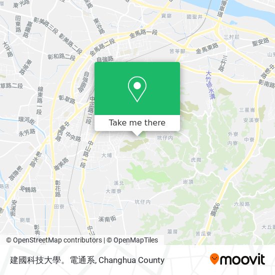 建國科技大學。電通系 map