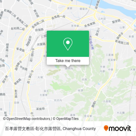 百孝露營文教區-彰化市露營區地圖