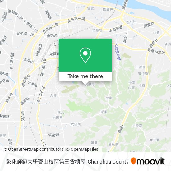 彰化師範大學寶山校區第三貨櫃屋 map