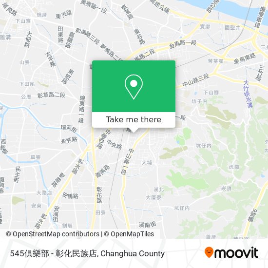 545俱樂部 - 彰化民族店地圖