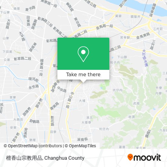 檀香山宗教用品 map