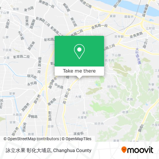 詠立水果 彰化大埔店 map