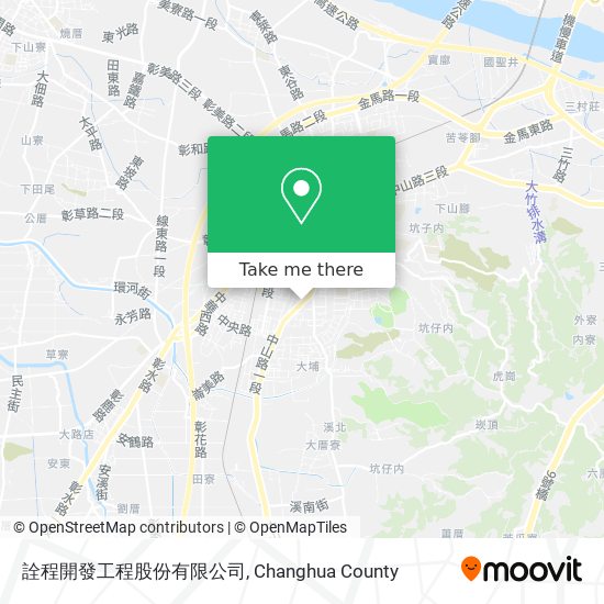 詮程開發工程股份有限公司 map