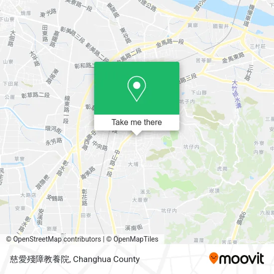 慈愛殘障教養院地圖
