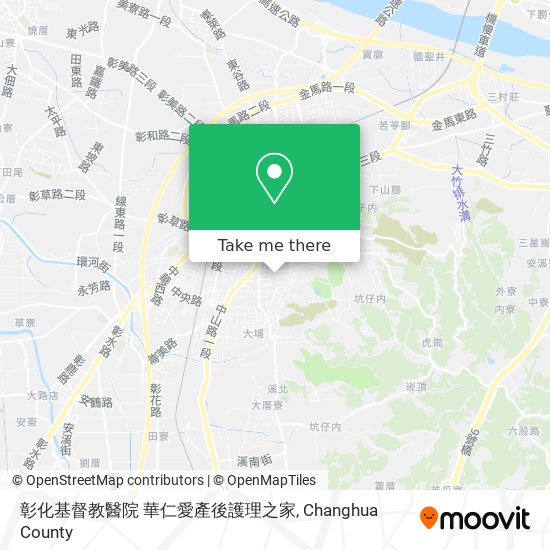 彰化基督教醫院 華仁愛產後護理之家 map
