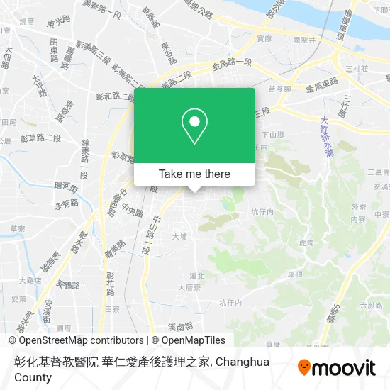 彰化基督教醫院 華仁愛產後護理之家地圖