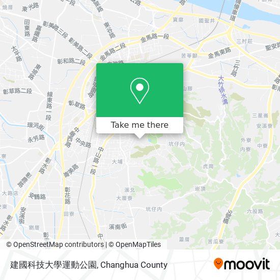 建國科技大學運動公園 map